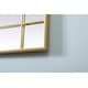 preview thumbnail 8 of 9, Elegant Lighting MR3FL3070 Viola 30" W x 70" H Rectangular Framed