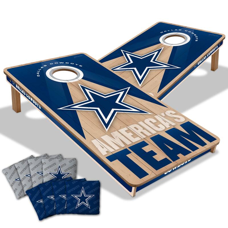 Dallas Cowboys NFL 2x4 Professional Cornhole Board Set - NO Accessories
