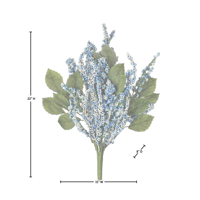 22" Blue Sky Berry Bundle