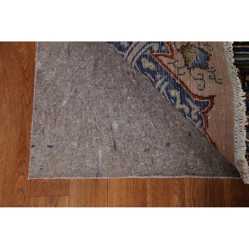 Animal Pictorial Kashmar Persian Area Rug Hand-knotted Wool Carpet - 9'7" x 12'6"