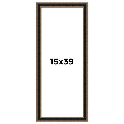 15x39 Frame Gold Antique Vintage Sold Wood Picture Frame | 1.75 Inch