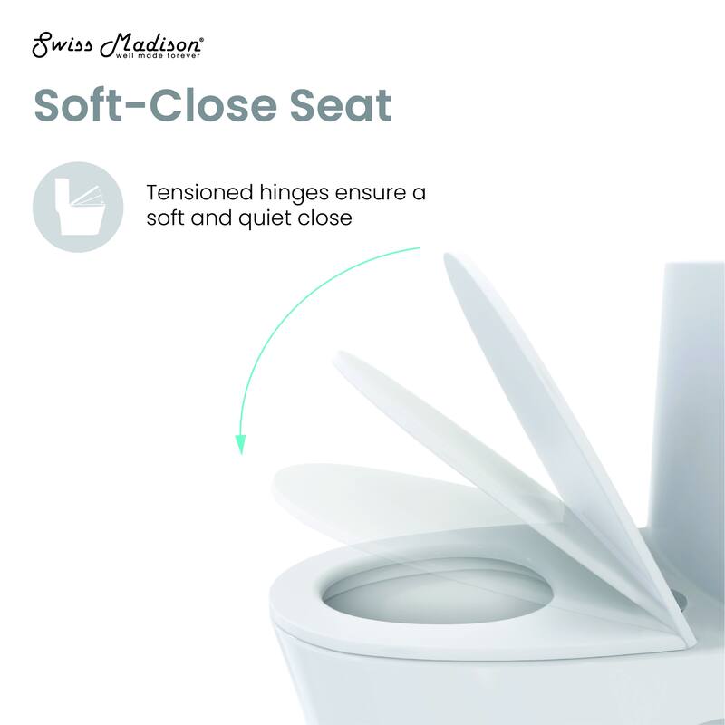 Antibes One Piece Elongated Dual Flush Toilet With 0.95/1.26 Gpf - 27.4" x 16.15" 16.05"