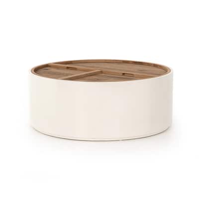 Haven Home Brianna Drum Coffee Table