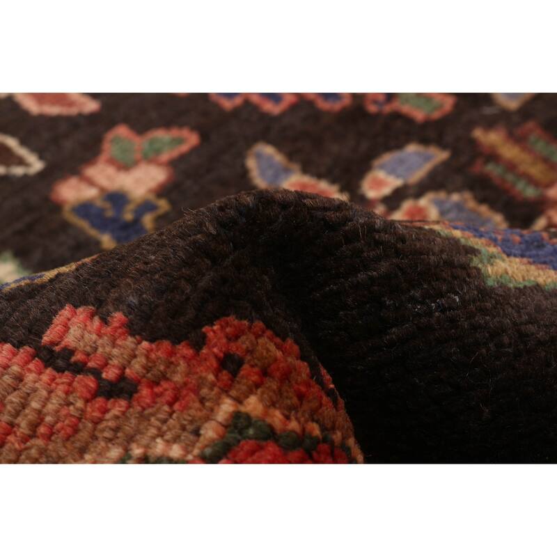 ECARPETGALLERY Hand-knotted Andelz Black Wool Rug - 3'7 x 10'6