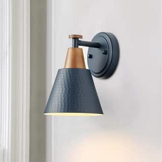 Set Of 2 Plug-In Wall Sconces – Modern Brass Gold With Frosted Globe Glass, 6ft Cord & On/Off Switch