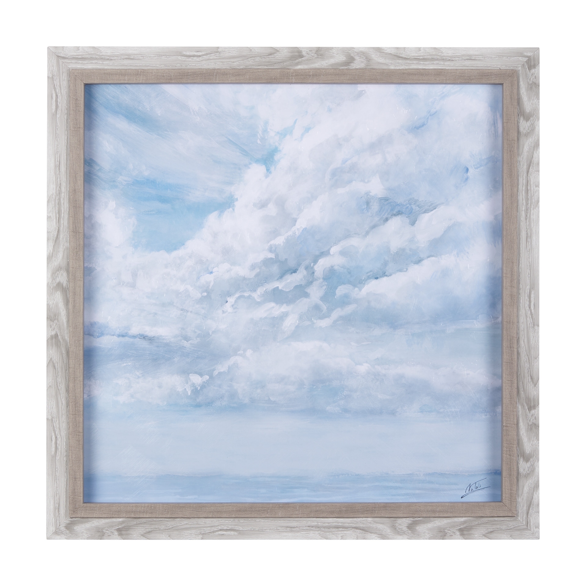 Day cloud II by Mercana Studio a Hand Embellished Textured Framed Art Print