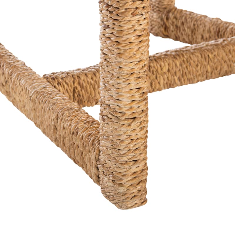 SAFAVIEH Couture Spirica Woven Dining Chair - 18" W x 23.5" L x 32" H - 18Wx24Dx32H