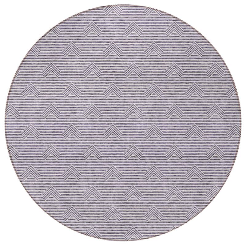 HomeRoots Geometric Transitional Rectangle Outdoor Rug