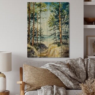 Snapshot of Coastal Wooden Wall Art With A Woodland Theme