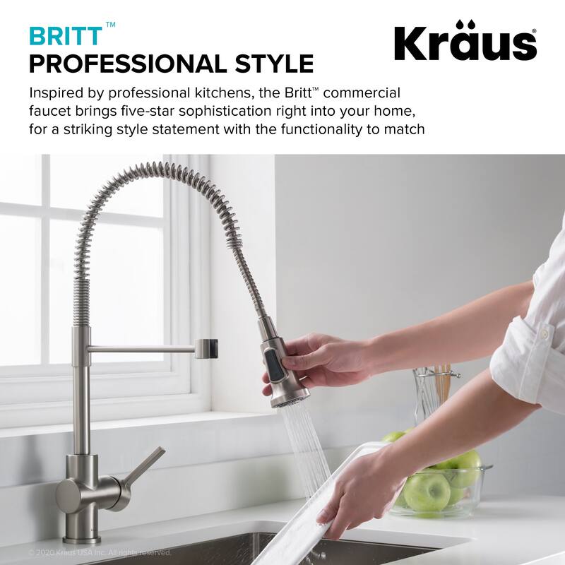 Kraus Britt 1.8 GPM Single Hole Faucet