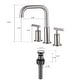 preview thumbnail 9 of 19, YASINU 8 Inch Luxury Widespread Bathroom Sink Faucet with Pop-Up Drain