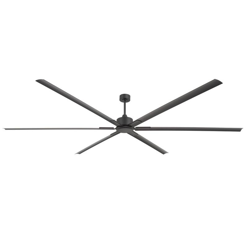 120" Indsutrial Extra Larger HVLS Commercial Ceiling Fan with Remote and Aluminum Blades