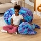 preview thumbnail 9 of 21, Raven-Symoné Marina the Whale Sea Buddy Large Kids Stuffed Animal Bean Bag and Pouf