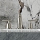 preview thumbnail 4 of 20, Kingston Brass Manhattan Two-Handle 3-Hole Deck Mount Widespread Bathroom Faucet with Retail Pop-Up Drain