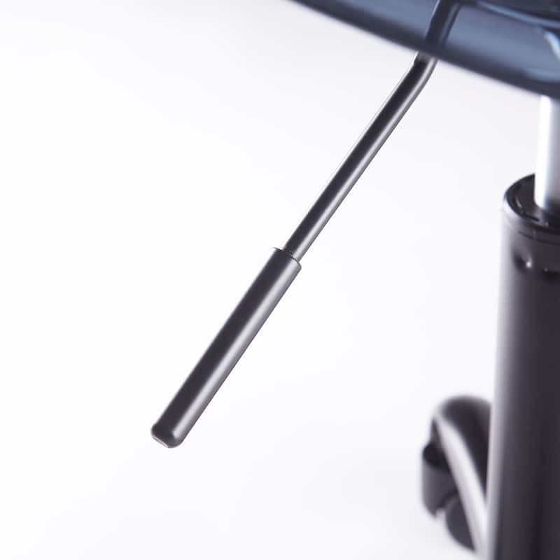 Urban Lifestyle Armless Acrylic Rolling Adjustable Office Chair