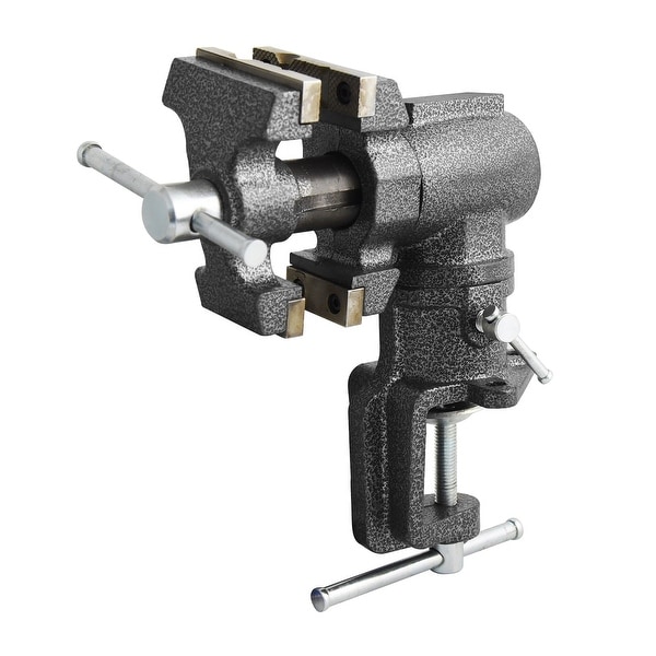 Toolsmith 2-1/2" 2" Jaw Clamp-on Vise Swivels and Rotates 360 Degrees - 240006