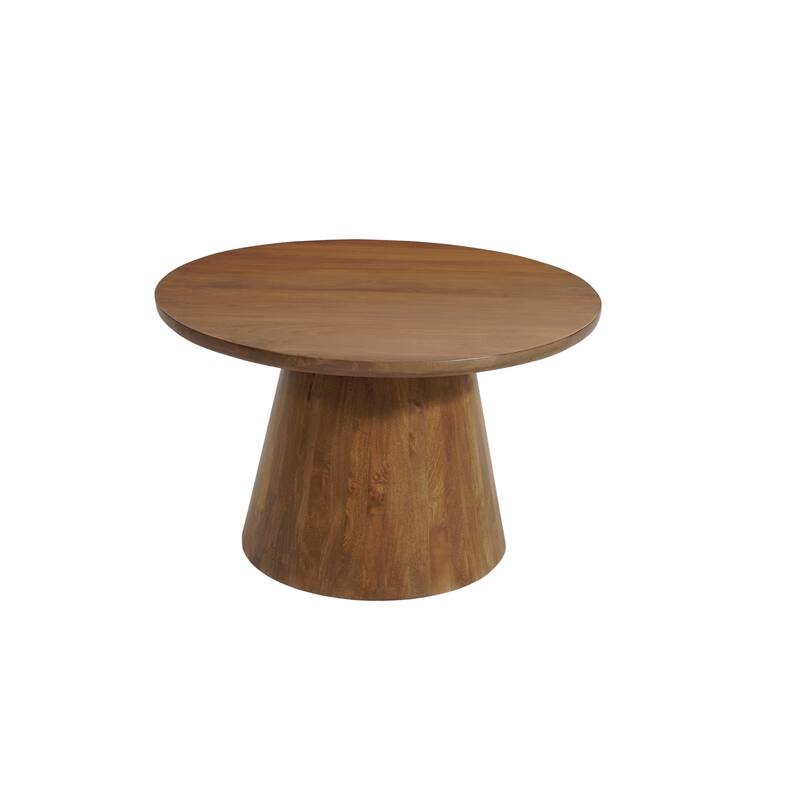 Ava 54" Round Solid Wood Dining Table