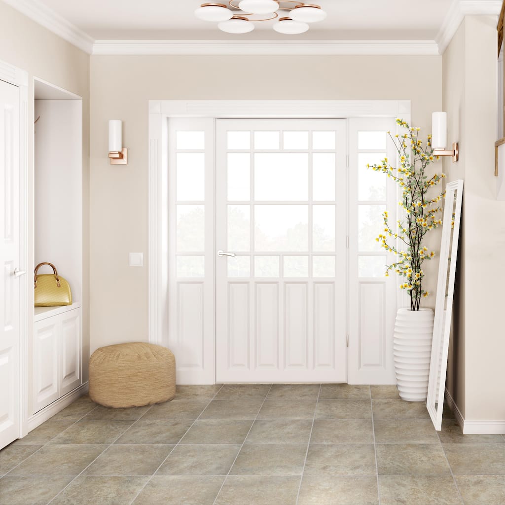 Merola Tile Roma Taupe 13" x 13" Porcelain Floor and Wall Tile
