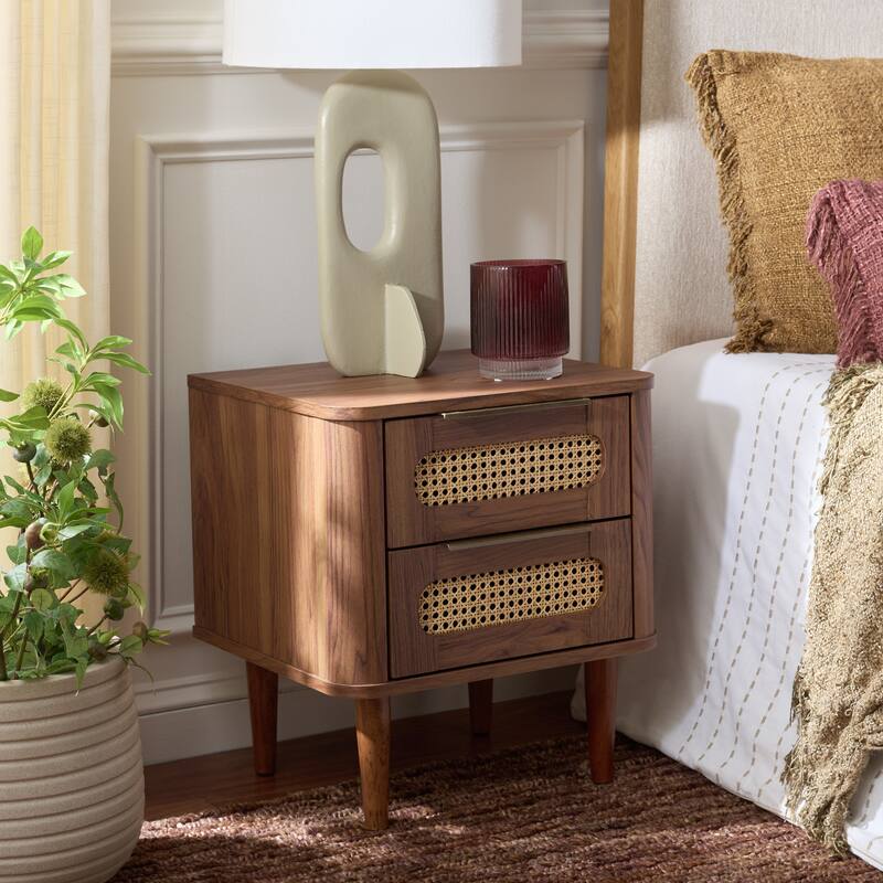SAFAVIEH Home Brey 2-Drawer Nightstand