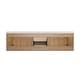 preview thumbnail 13 of 17, Prismella 60" 72" 84" Wall-Mount Double Sink Bathroom Vanity in Oak with Top