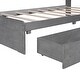 preview thumbnail 23 of 69, Wooden platform bed with house shaped storage headboard and drawers