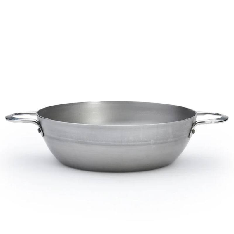 Mineral B 9.5-Inch Carbon Steel Country Fry Pan with Two Handles