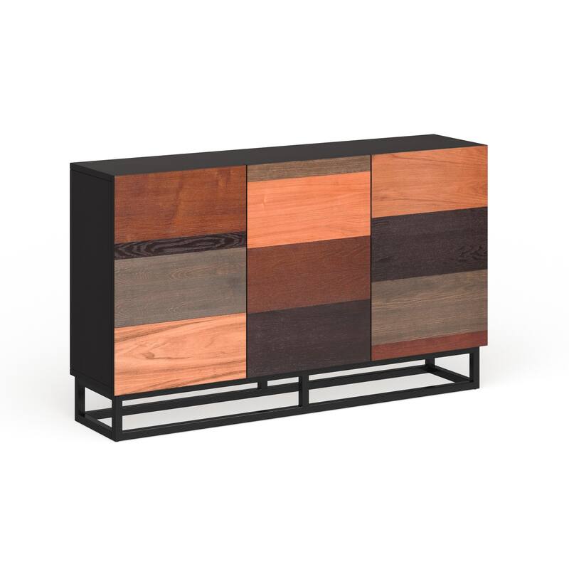 SEI Furniture Gerry Multi-tonal Buffet Sideboard Accent Cabinet - Multi
