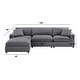 preview thumbnail 15 of 57, Cambrai Modular 4-Piece XL Chofa Sectional