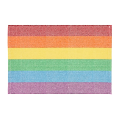 Rainbow Stripe Delight Placemat (Set of 4) - 13"x20"