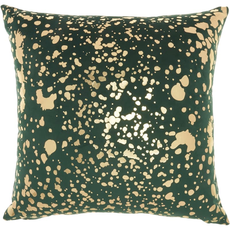 Mina Victory Luminescence Metallic Throw Pillow