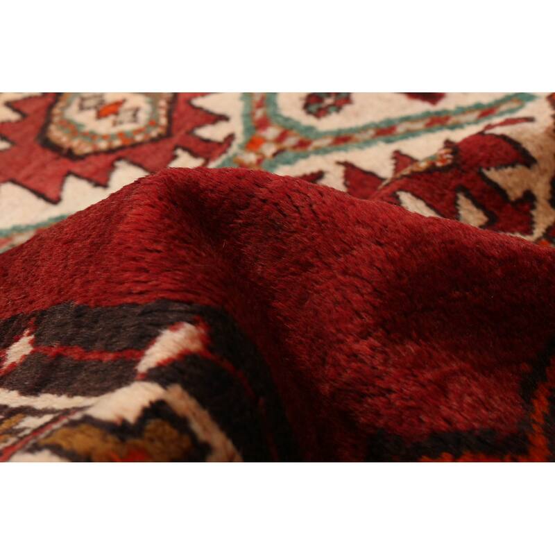 ECARPETGALLERY Hand-knotted Konya Anatolian Red Wool Rug - 3'7 x 12'11