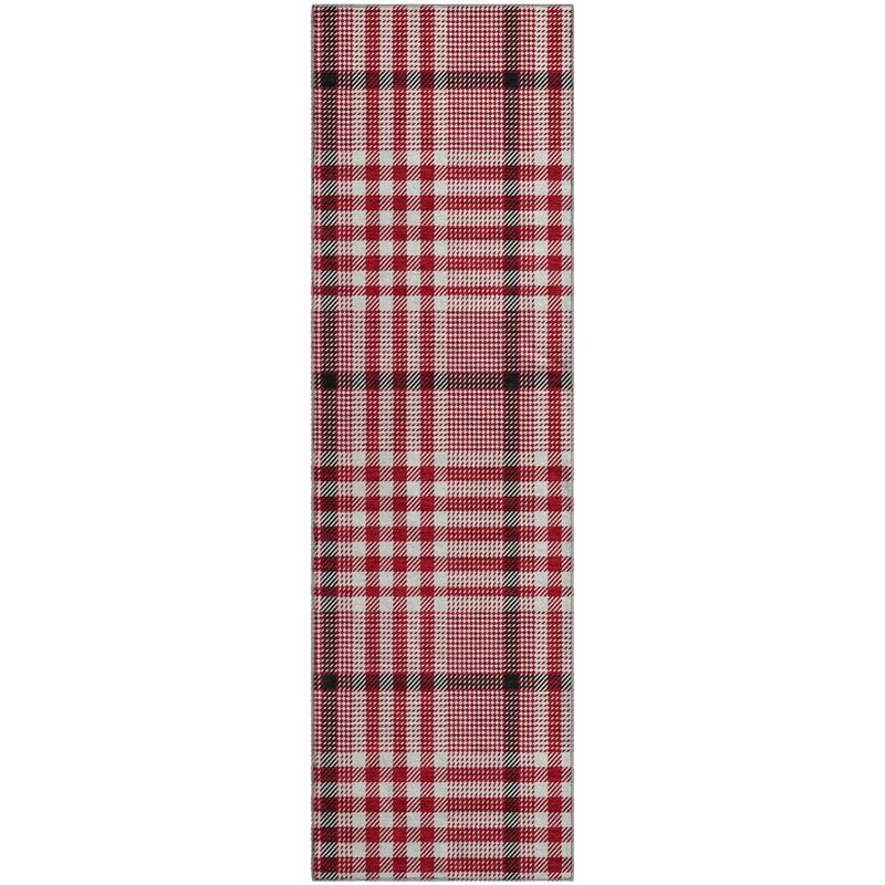 Premium Washable Super Soft Modern Plaid Mayfield Rug