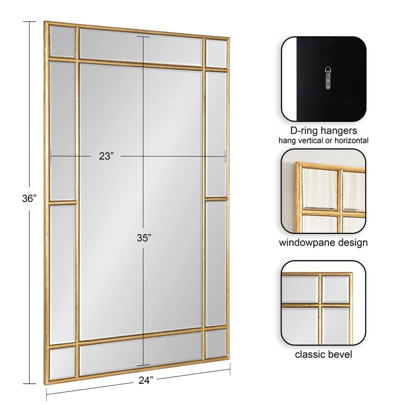 Kate and Laurel Westgate Framed Wall Mirror