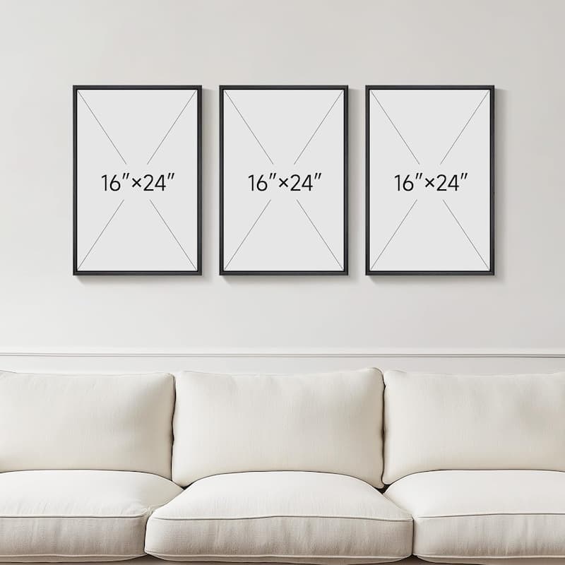 Mid Century Modern Colorful Abstract Wall Art