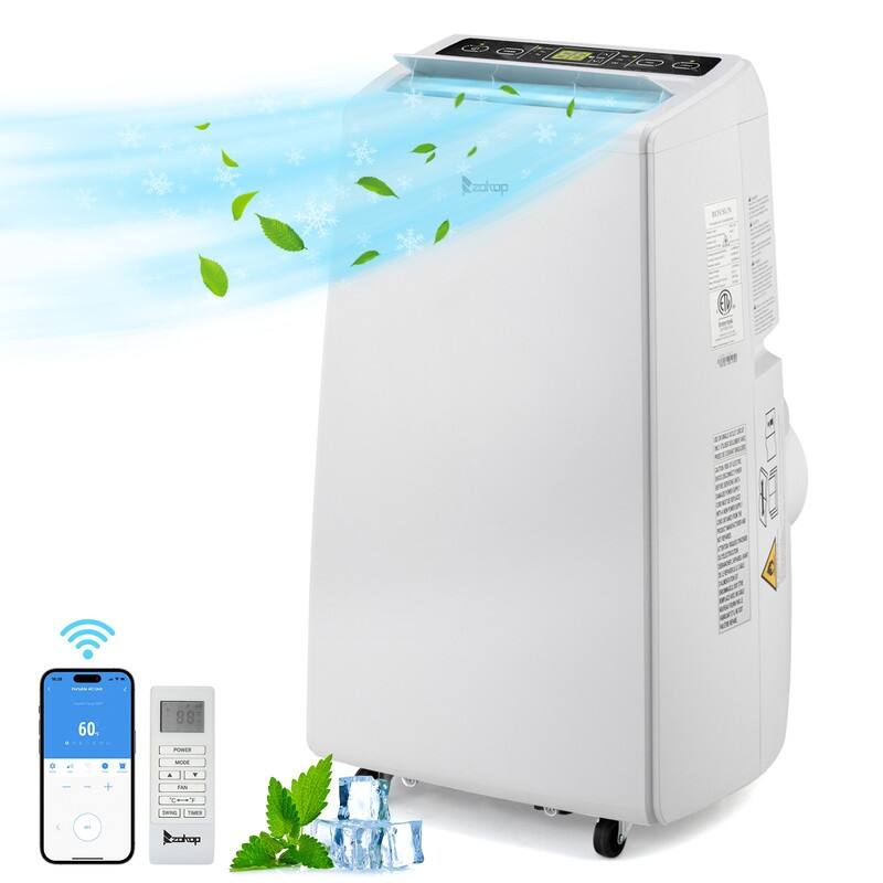 ZOKOP 12000 BTU Mobile Portable Air Conditioner with 3 Energy Efficient
