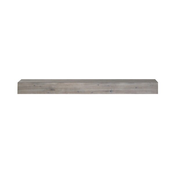 48" Gray Shelf or Mantel Shelf with Natural Distressing - N/A