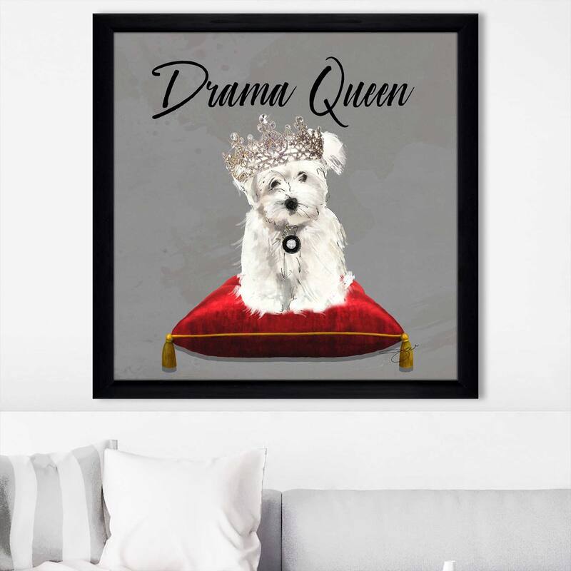 "Drama Queen Westie" by Jodi Print on Acrylic