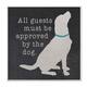 Stupell Guests Approved by Dog Family Pet Welcome Greeting,12 x 12 ...