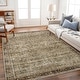 preview thumbnail 21 of 65, Washable Vintage Floral Area Rug Non-Slip Thin Rug for Living Room, Bedroom, Kitchen and Bath Machine Washable Indoor Pet Rugs