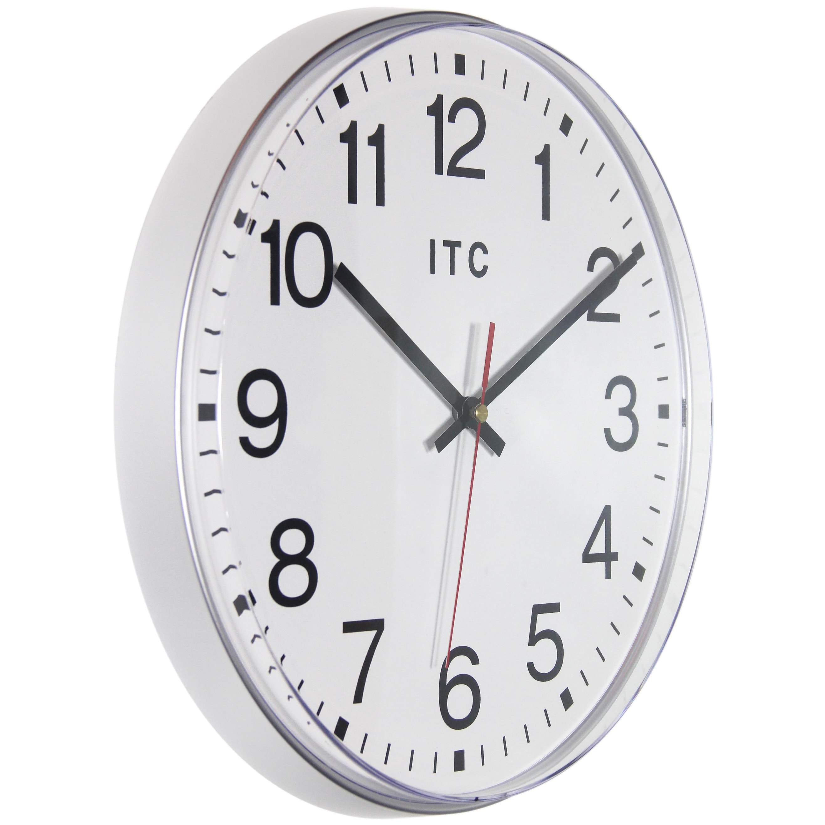 Prosaic 12 Business Clock, Silver - 12 in. - Bed Bath & Beyond - 37630749