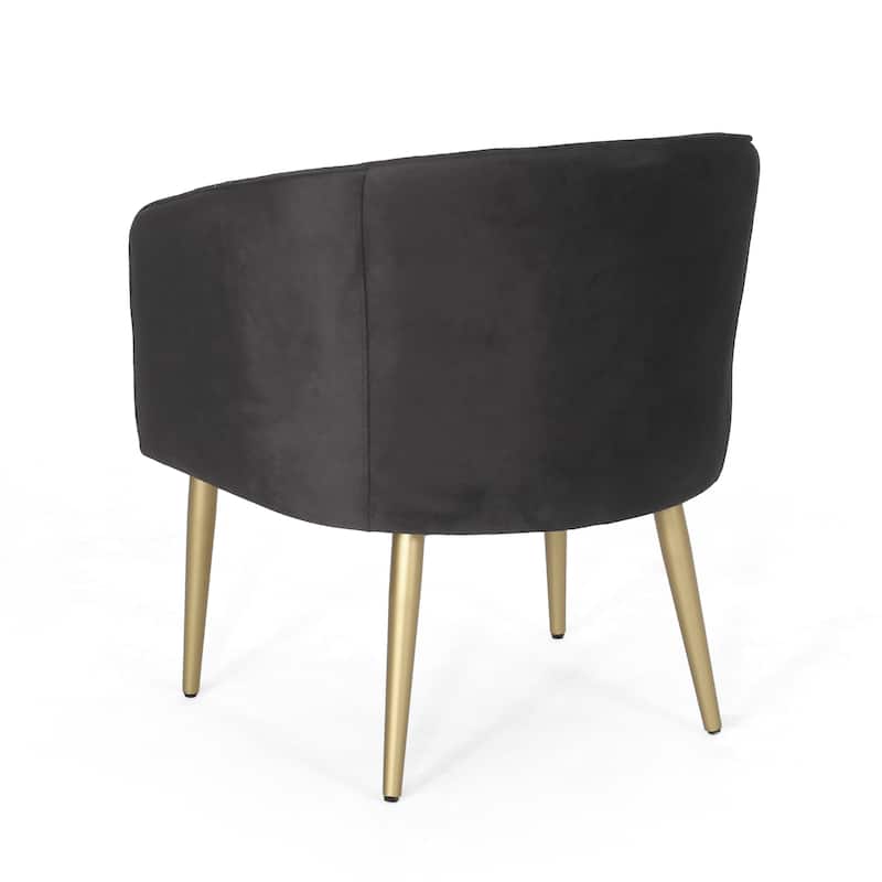Deshler Modern Glam Tufted Velvet Dining Chair by Christopher Knight Home - 27.50" L x 23.75" W x 31.00" H