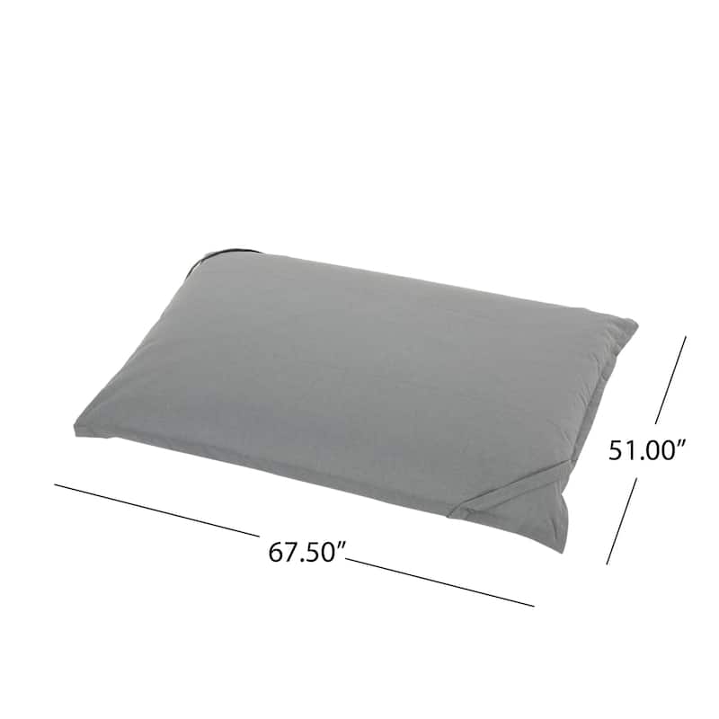 Costa Alegre Indoor/Outdoor 5.5'x4' Lounger Bean Bag by Christopher Knight Home