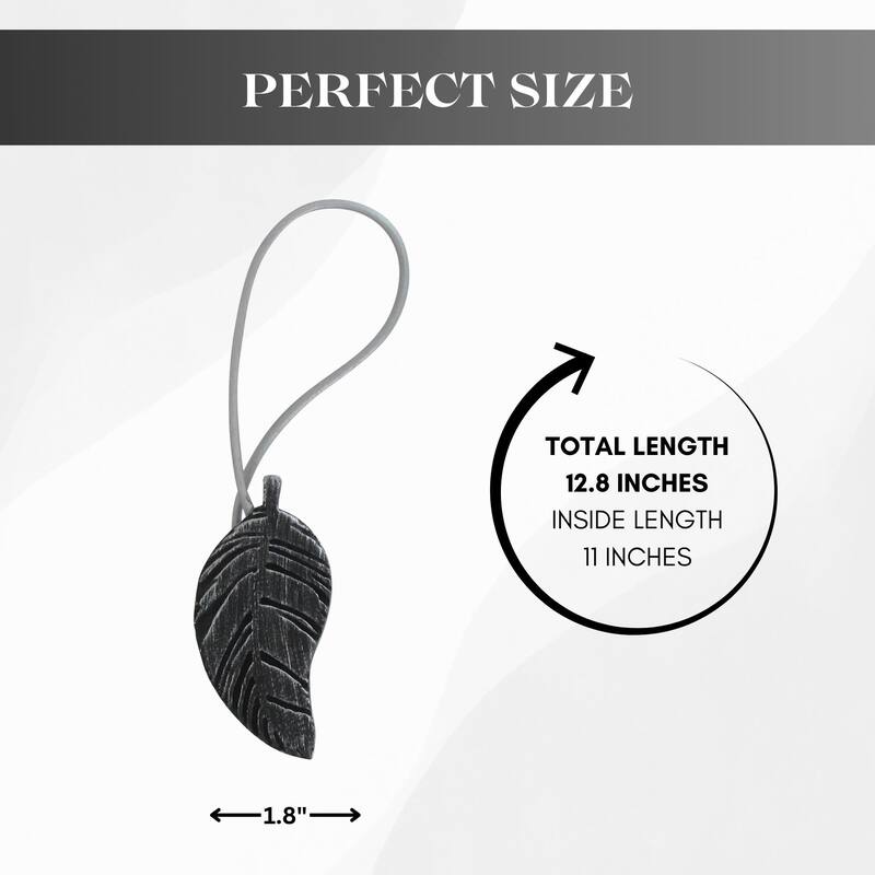 Wooden Leave Tieback With Magnet Sonora Small Size - 1 Tieback