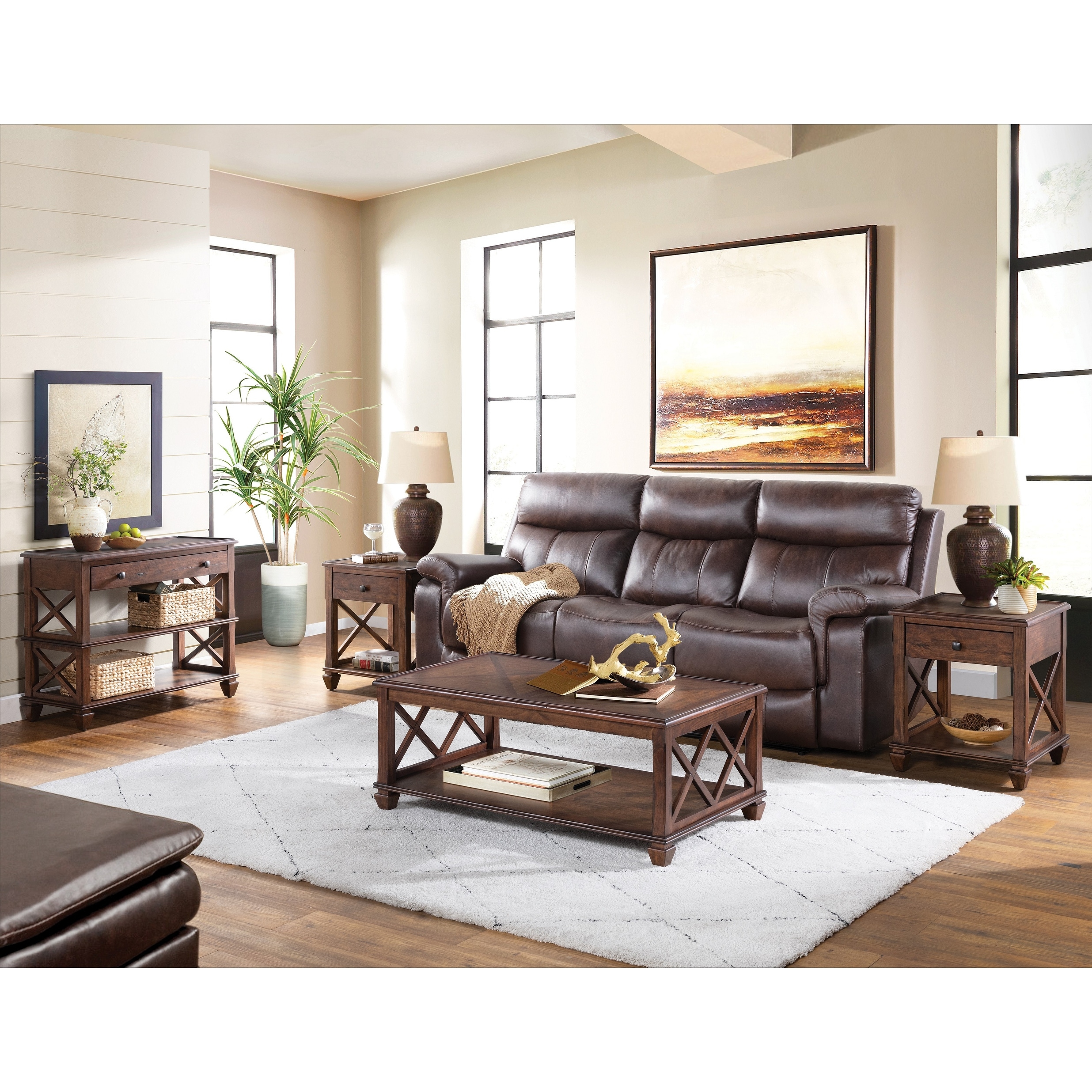 Stockbridge Living Room Set with Coffee Table, Sofa/Console Table
