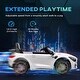 preview thumbnail 2 of 8, Mercedes-Benz AMG GTR 12V Kids Ride-On Car with Remote Control, Safety Features, Lights, and Long Battery Life - White