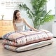 preview thumbnail 4 of 6, Boho Floral Pattern Japanese Floor Futon Mattress