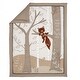 preview thumbnail 9 of 8, Lambs & Ivy Treetop Fox Woodland Tree Nursery 3-Piece Baby Crib Bedding Set