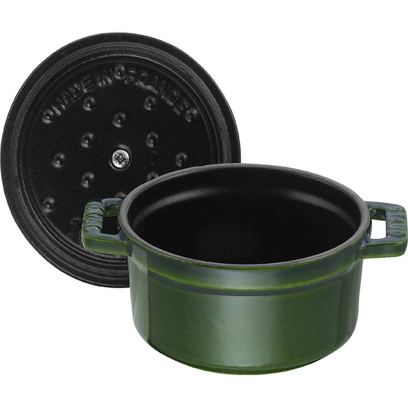 STAUB Cast Iron 0.25-qt Mini Round Cocotte
