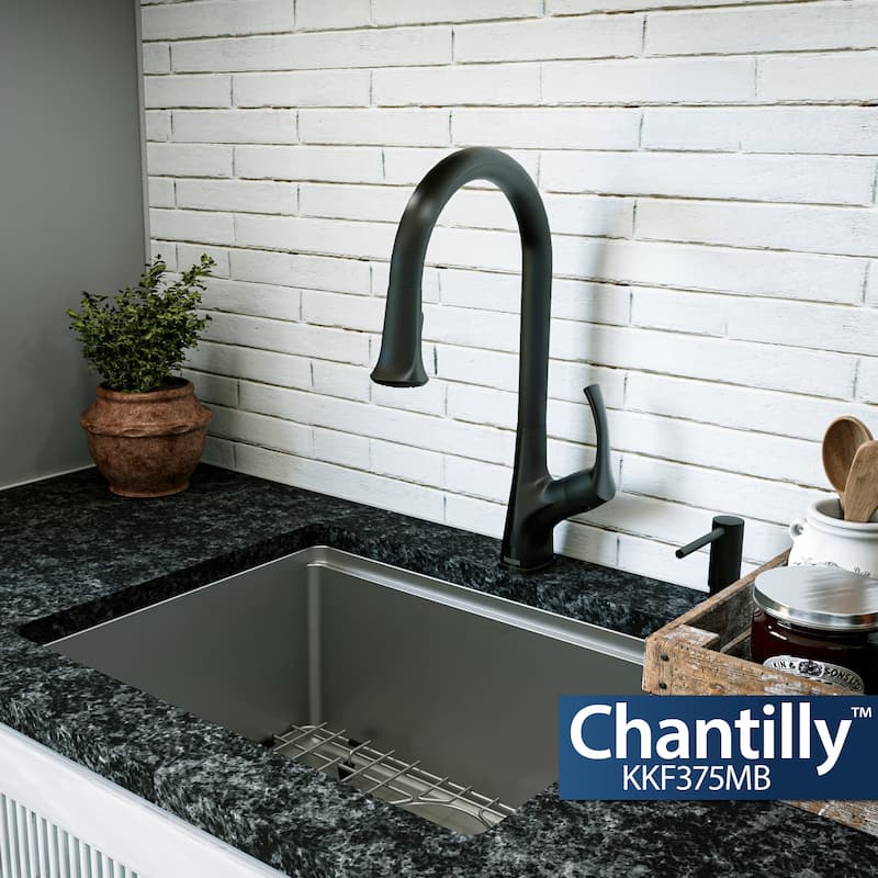 Karran Chantilly Touchless KKF375 Single Handle Pull Down Sprayer Kitchen Faucet