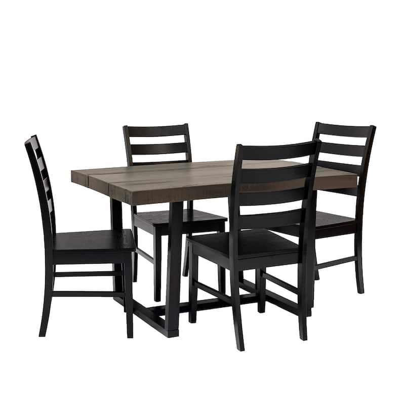 Middlebrook 5-piece Distressed Solid Wood Dining Set